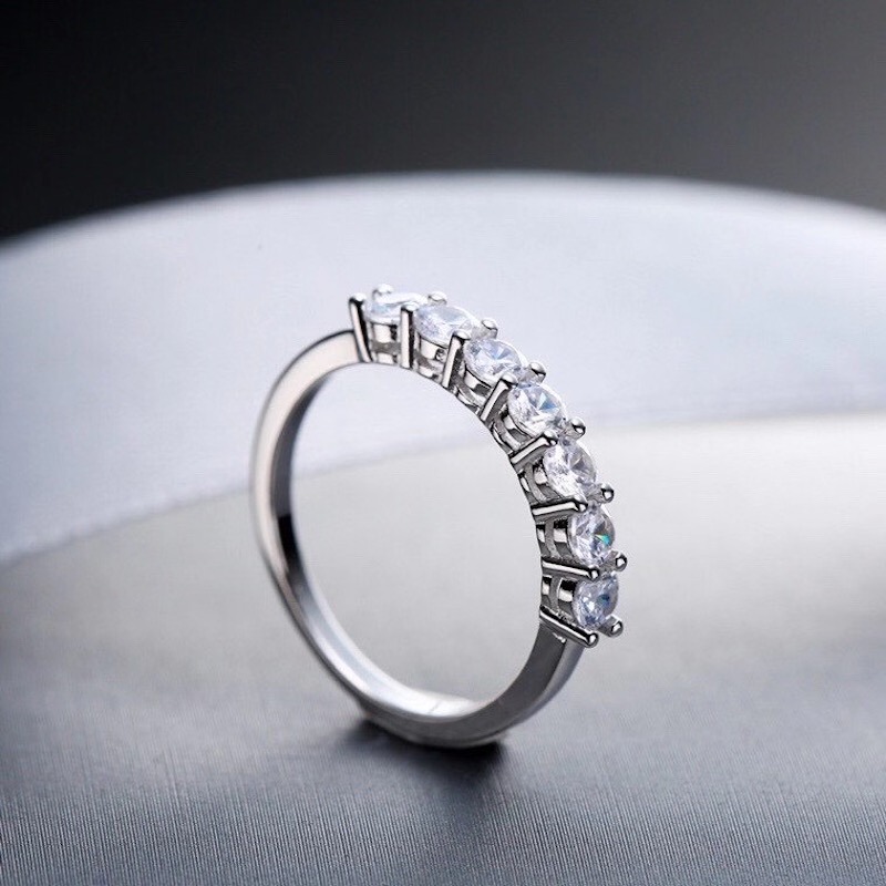 Seven Princess Diamond Ring