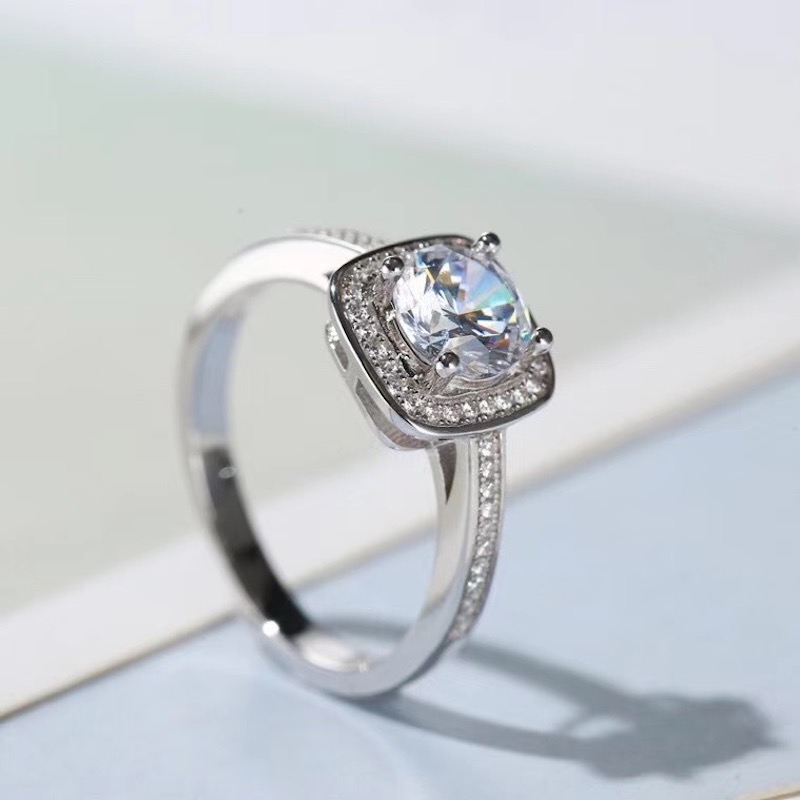 Princess Square Diamond Ring