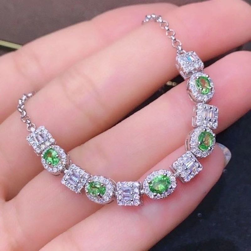 Green Sapphire Bracelet